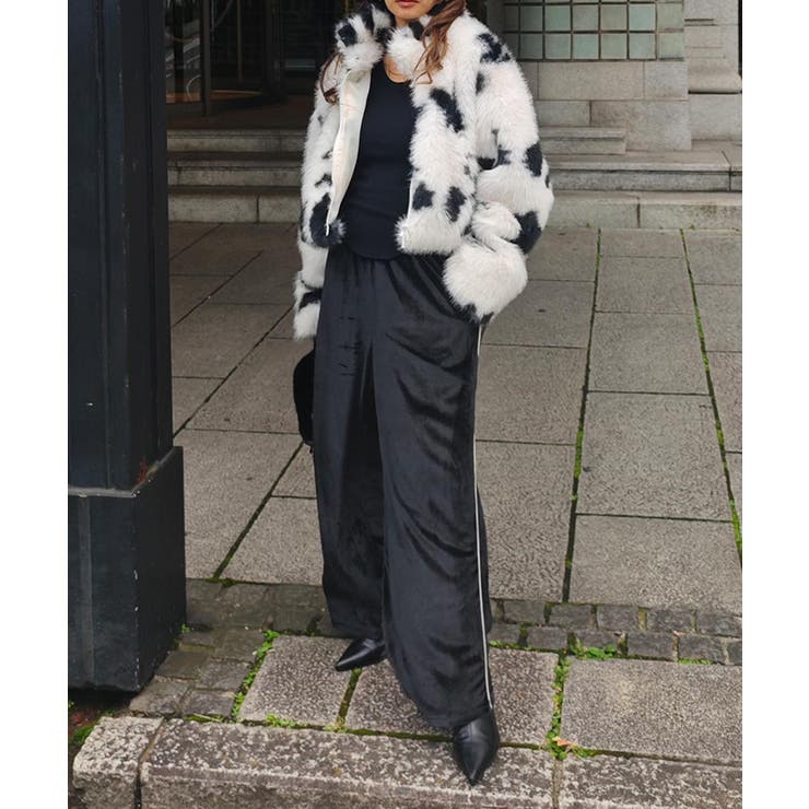 サイドラインベロアイージーパンツesutoreja ボトム スタイルアップ | BUYSENSE | 詳細画像5 