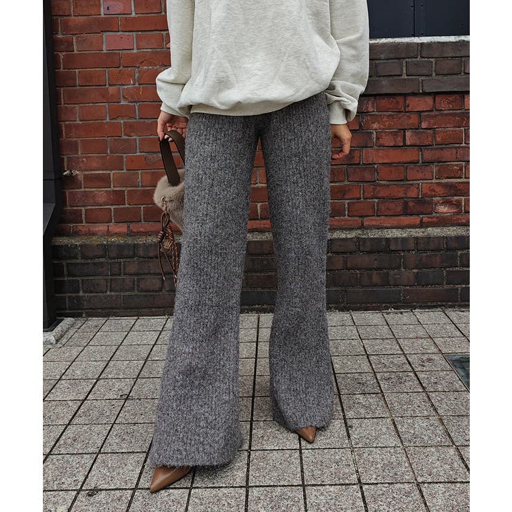 ミックスニットフレアパンツesutoreja ボトム スタイルアップ | BUYSENSE | 詳細画像9 