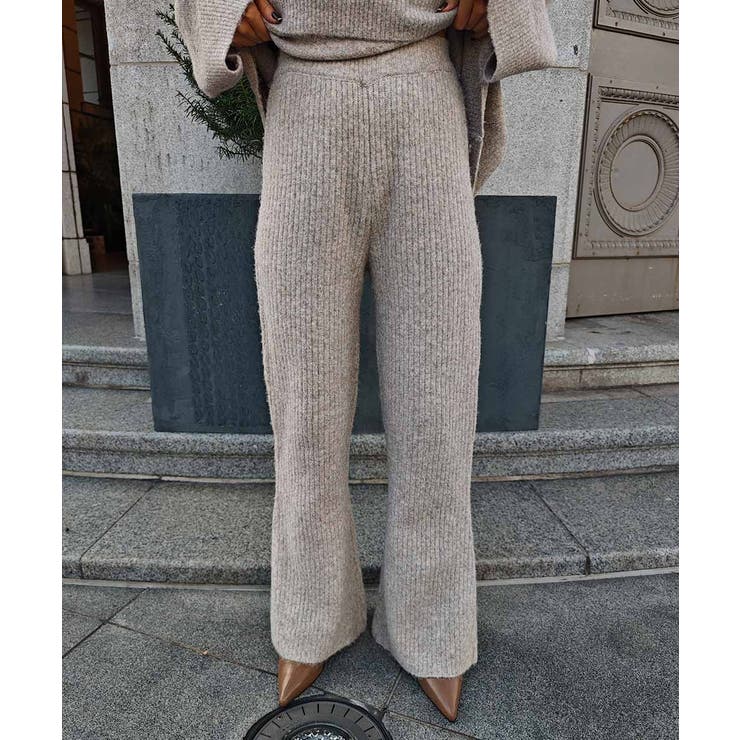 ミックスニットフレアパンツesutoreja ボトム スタイルアップ | BUYSENSE | 詳細画像10 