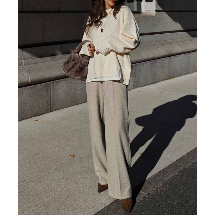 ウールライクセンタープレスパンツesutoreja ボトム スタイルアップ | BUYSENSE | 詳細画像5 