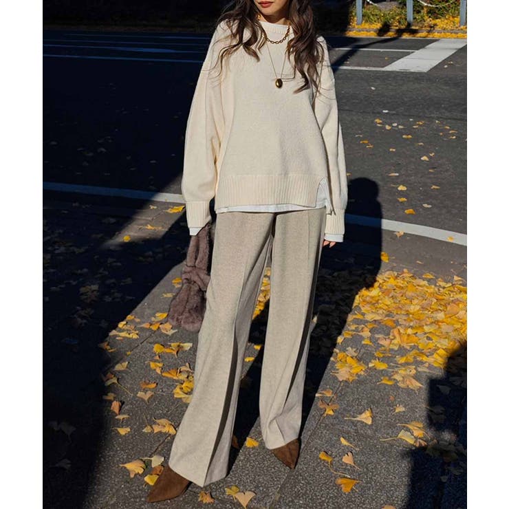 ウールライクセンタープレスパンツesutoreja ボトム スタイルアップ | BUYSENSE | 詳細画像6 