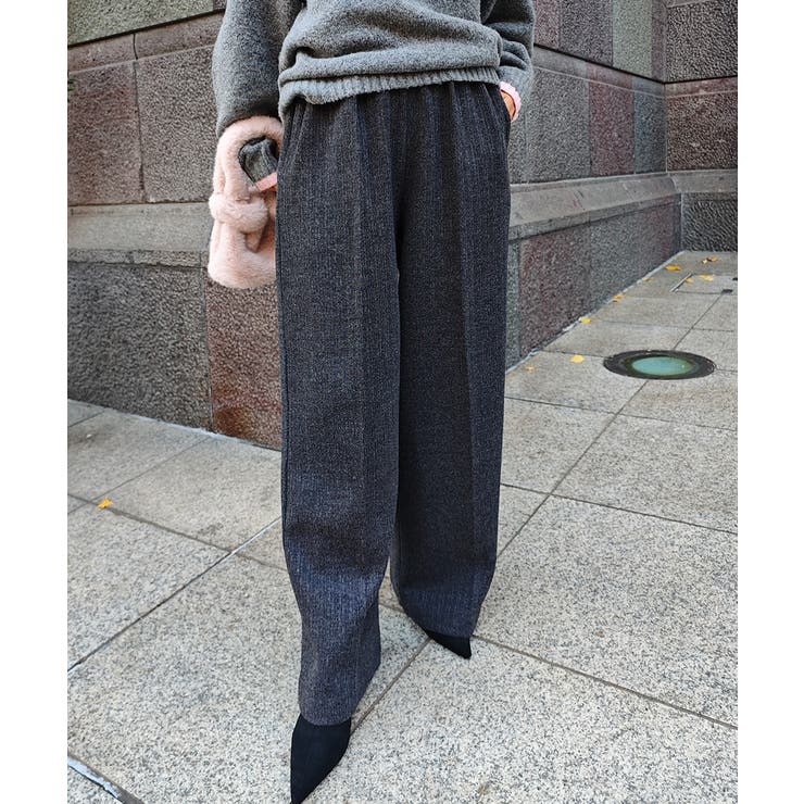 チャコール | TRイージーワイドパンツesutoreja ボトム スタイルアップ | BUYSENSE