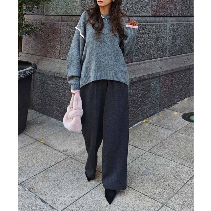 TRイージーワイドパンツesutoreja ボトム スタイルアップ | BUYSENSE | 詳細画像3 