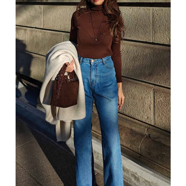 フレアデニムパンツesutoreja ボトム スタイルアップ | BUYSENSE | 詳細画像2 