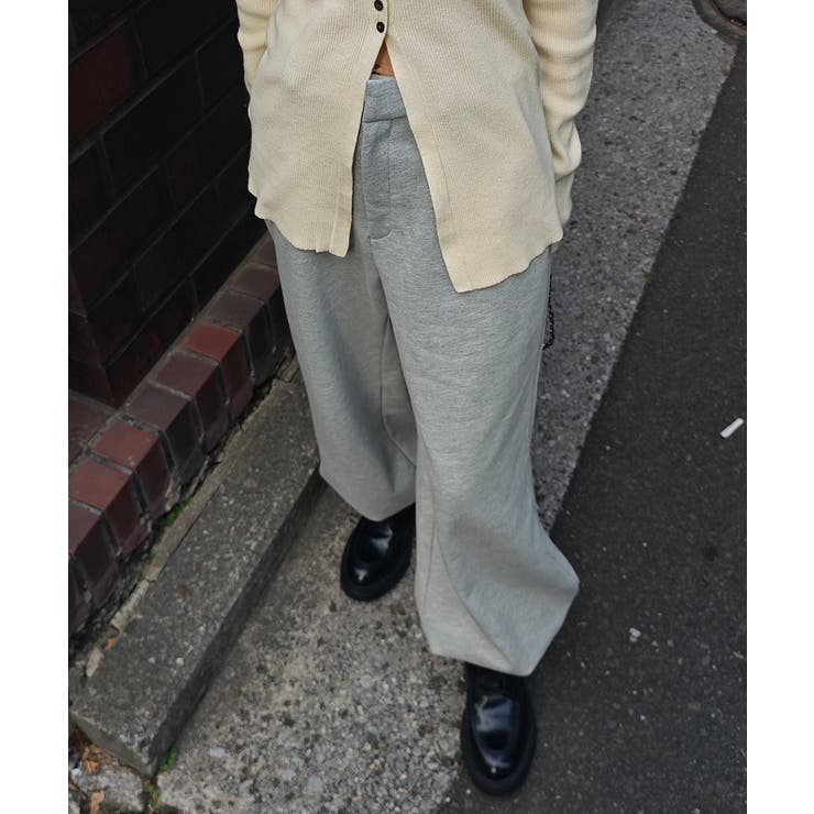 2wayヘムワイドスリットパンツesutoreja ボトム スタイルアップ | BUYSENSE | 詳細画像8 