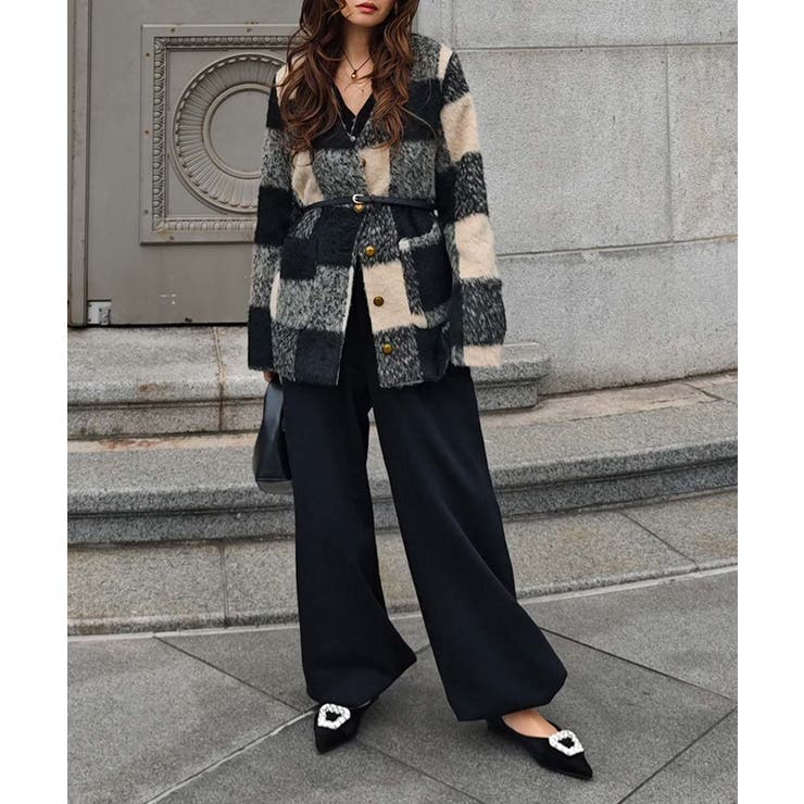 2wayヘムワイドスリットパンツesutoreja ボトム スタイルアップ | BUYSENSE | 詳細画像4 