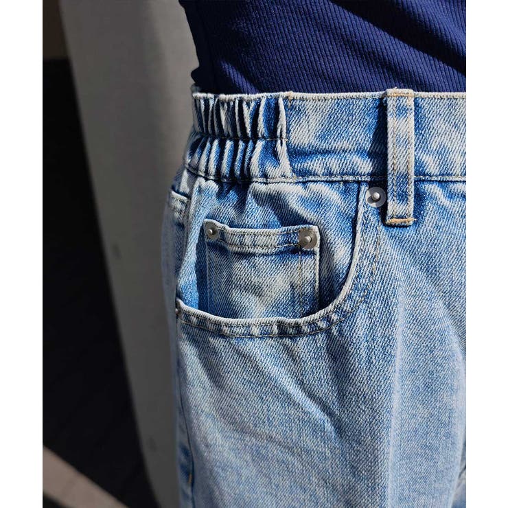 センタープレスワイドデニムesutoreja ボトム スタイルアップ | BUYSENSE | 詳細画像12 