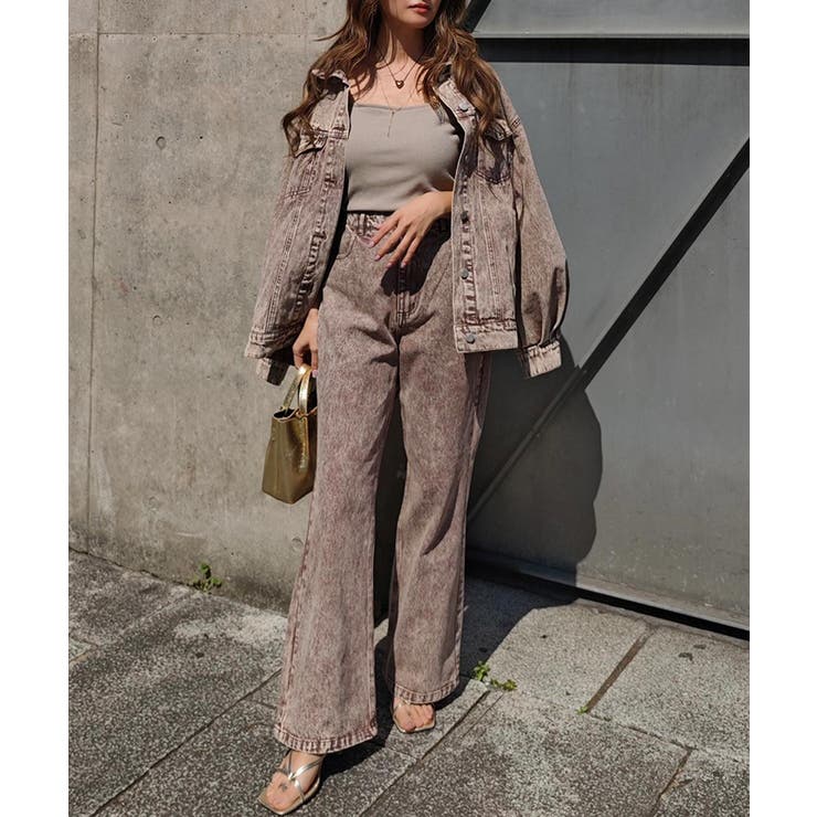 ケミカルウォッシュカラーデニムパンツesutoreja ボトム スタイルアップ | BUYSENSE | 詳細画像7 