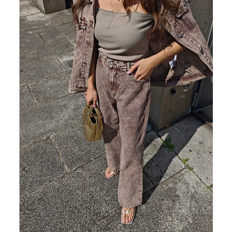 ケミカルウォッシュカラーデニムパンツesutoreja ボトム スタイルアップ | BUYSENSE | 詳細画像8 