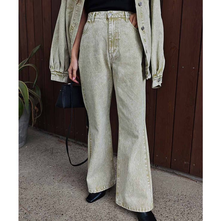 ケミカルウォッシュカラーデニムパンツesutoreja ボトム スタイルアップ | BUYSENSE | 詳細画像12 