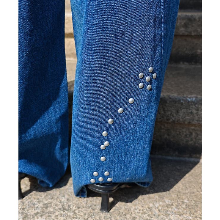 スタッズカーブデニムパンツesutoreja ボトム スタイルアップ | BUYSENSE | 詳細画像20 