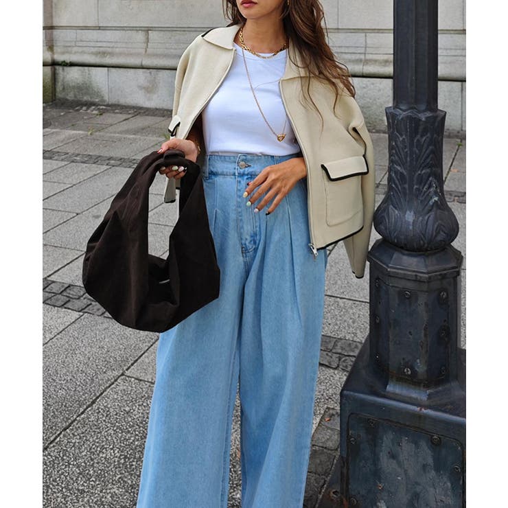 ダブルジップニットブルゾンesutoreja カーディガン スタイルアップ | BUYSENSE | 詳細画像2 