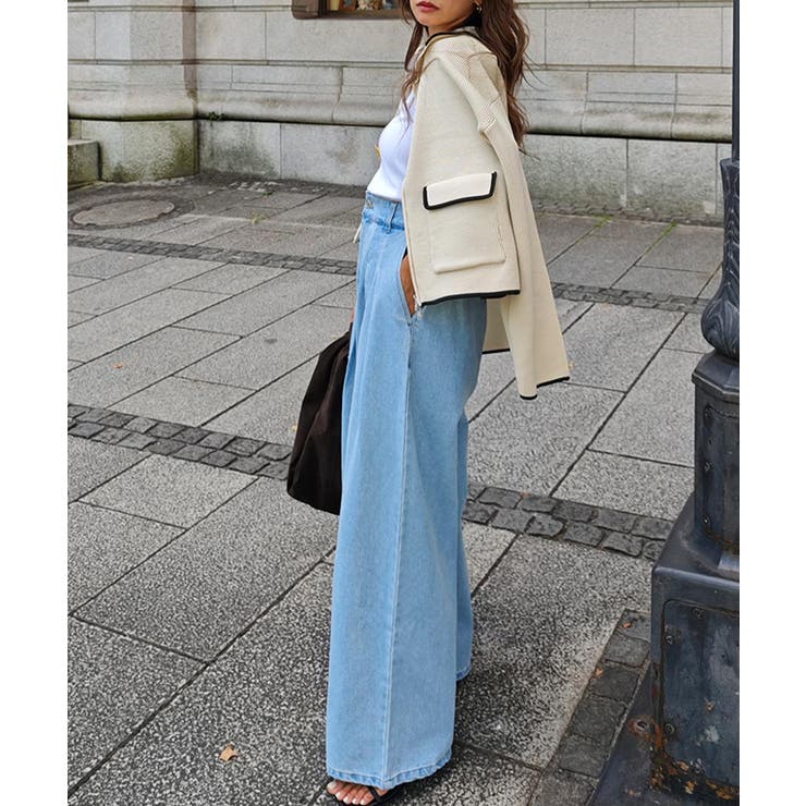 ダブルジップニットブルゾンesutoreja カーディガン スタイルアップ | BUYSENSE | 詳細画像4 