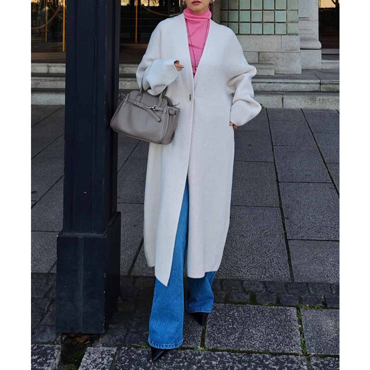 ロングニットカーディガンesutoreja カーディガン スタイルアップ | BUYSENSE | 詳細画像10 