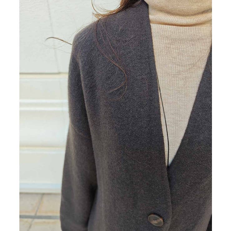 ロングニットカーディガンesutoreja カーディガン スタイルアップ | BUYSENSE | 詳細画像13 