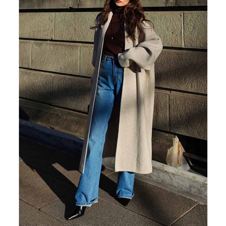 ロングニットカーディガンesutoreja カーディガン スタイルアップ | BUYSENSE | 詳細画像3 