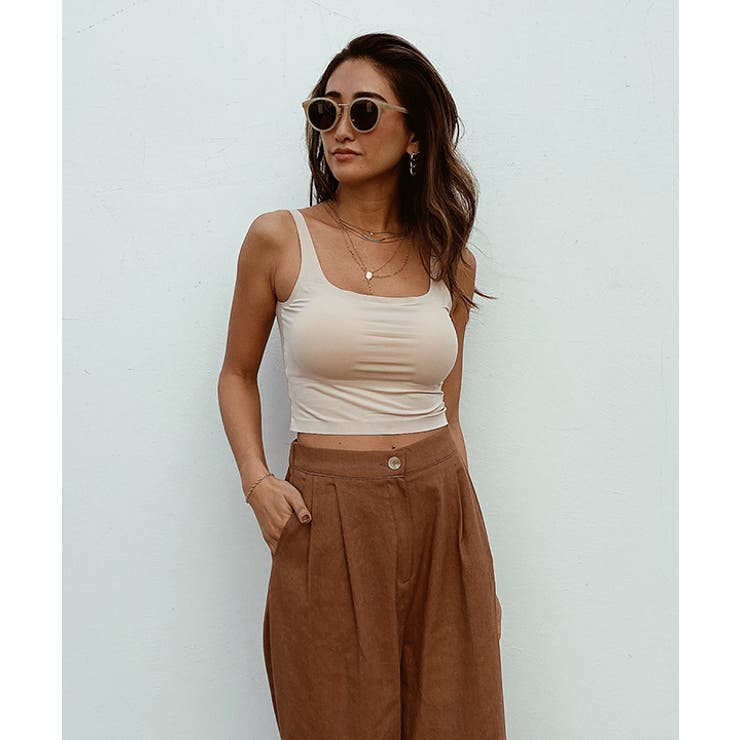 パッド付きスクエアブラトップ esutoreja カットソー | BUYSENSE | 詳細画像4 