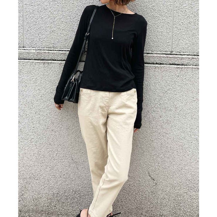 ブラック | シンプルトップス esutoreja カットソー | BUYSENSE