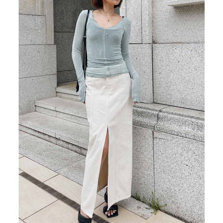 シースルーデザインフリルトップス esutoreja カットソー | BUYSENSE | 詳細画像5 