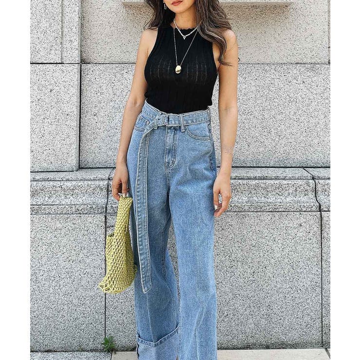 フリルナックノースリーブトップス esutoreja カットソー | BUYSENSE | 詳細画像4 