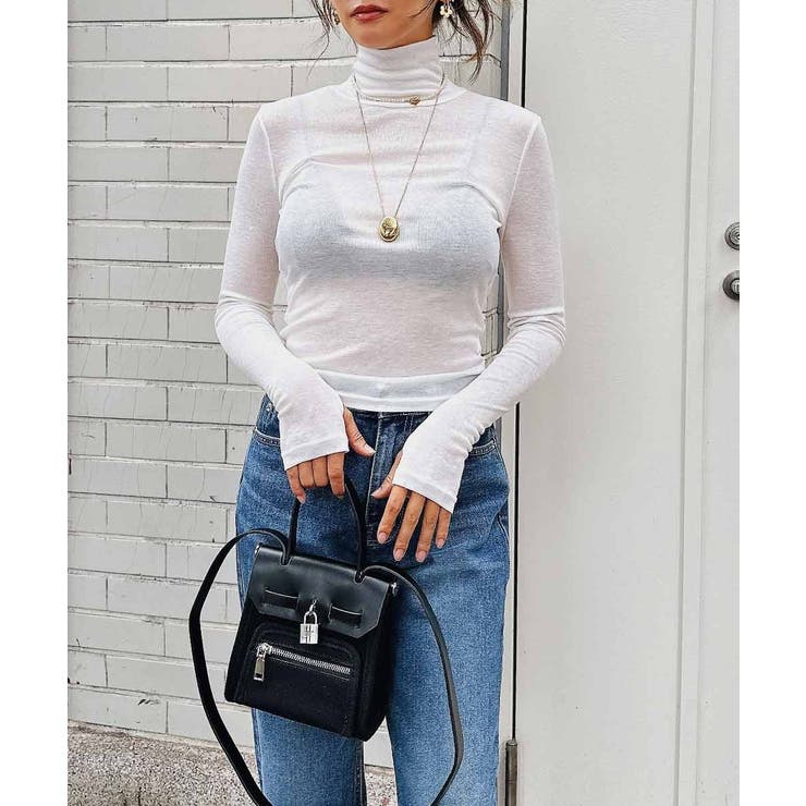 ホワイト | シアータートル esutoreja カットソー | BUYSENSE