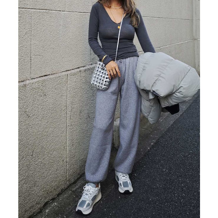 Vネックシンプルトップスesutoreja カットソー スタイルアップレディース | BUYSENSE | 詳細画像3 