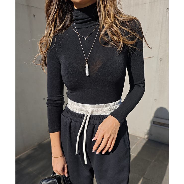 ベーシックタートルネックトップスesutoreja カットソー スタイルアップ | BUYSENSE | 詳細画像5 