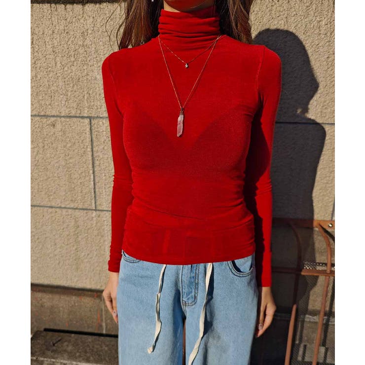 ベーシックタートルネックトップスesutoreja カットソー スタイルアップ | BUYSENSE | 詳細画像12 