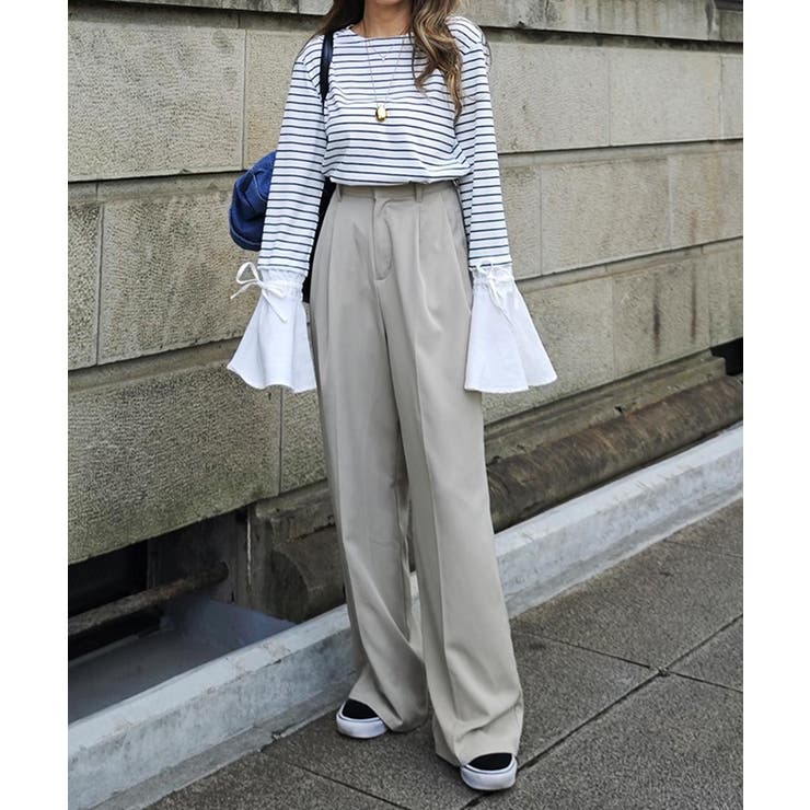 フレアスリーブトップスesutoreja カットソー スタイルアップ | BUYSENSE | 詳細画像4 