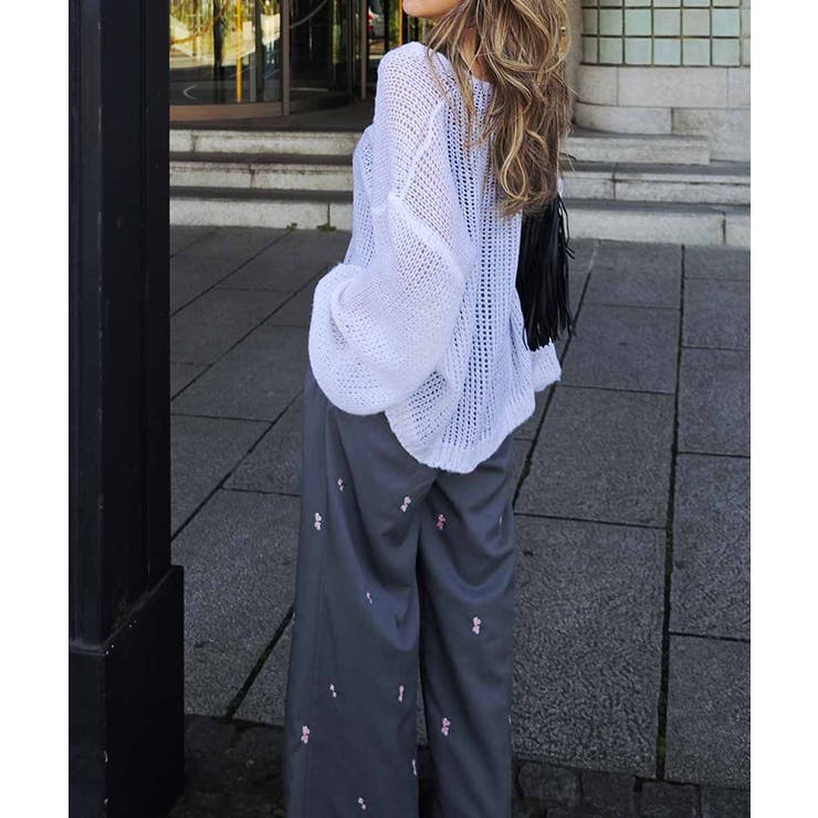 ローゲージブイネックニットesutorejaカットソー スタイルアップ レディー… | BUYSENSE | 詳細画像9 