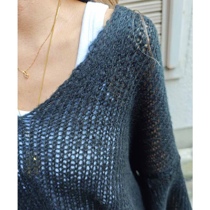 MAISON SPECIAL セーター ニット 「UNISEX」Foil Print Prime