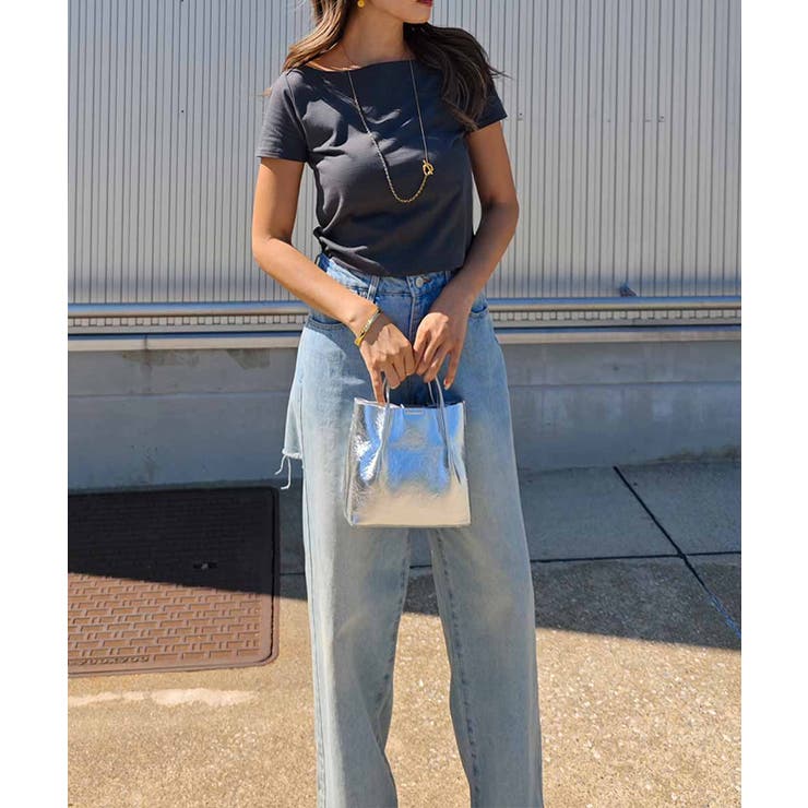 ボートネックTシャツesutoreja カットソー スタイルアップ | BUYSENSE | 詳細画像8 