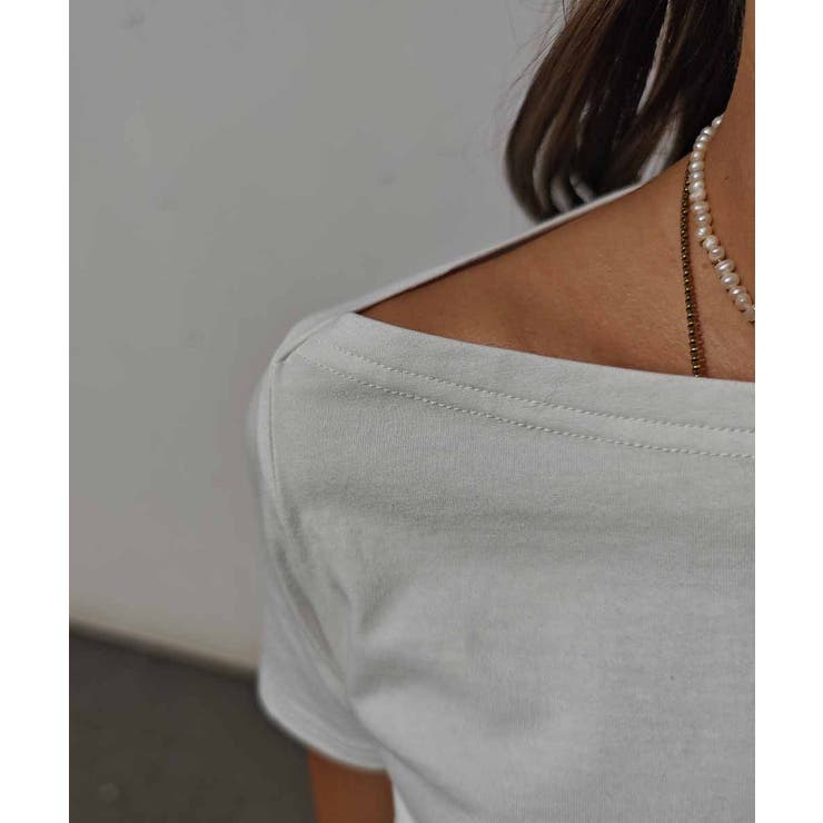 ボートネックTシャツesutoreja カットソー スタイルアップ | BUYSENSE | 詳細画像12 