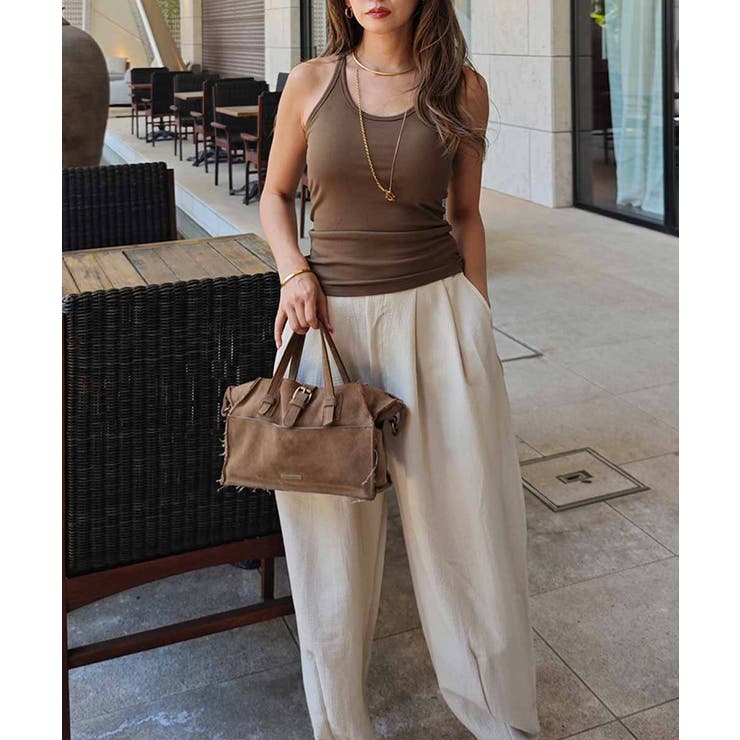 ユーネックリブタンクトップesutoreja カットソー スタイルアップ | BUYSENSE | 詳細画像4 