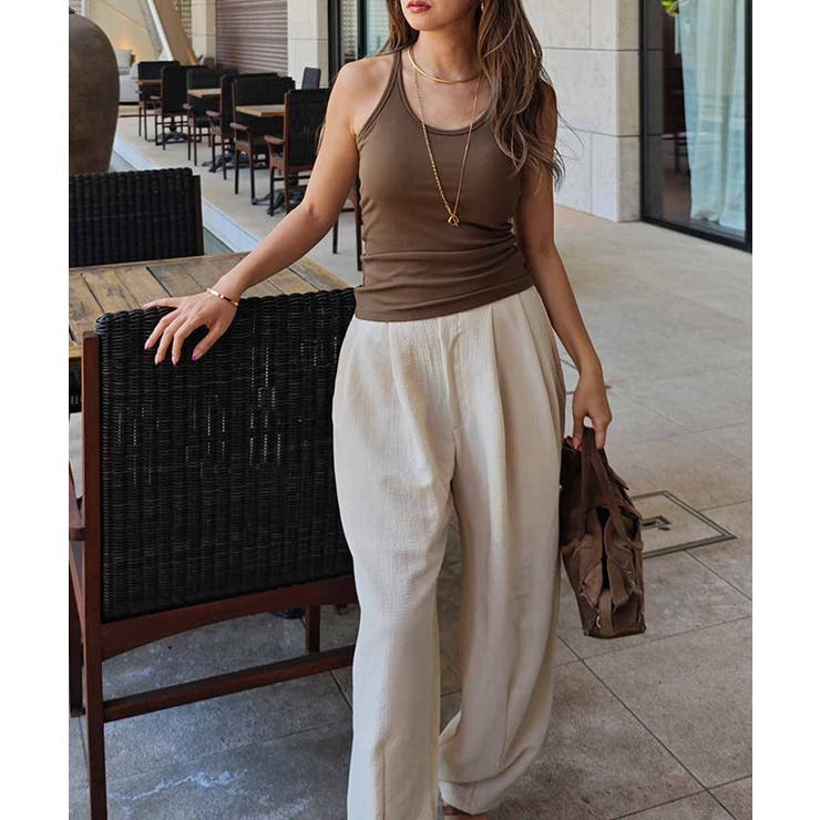 ユーネックリブタンクトップesutoreja カットソー スタイルアップ | BUYSENSE | 詳細画像5 