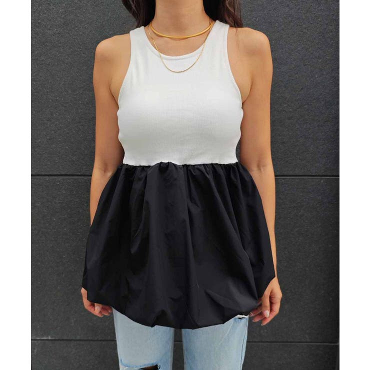 バルーンタンクトップesutoreja カットソー スタイルアップ | BUYSENSE | 詳細画像10 