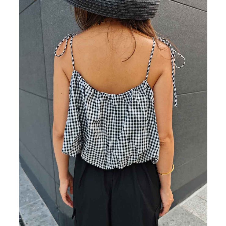 ショートバルーンキャミソールesutoreja カットソー スタイルアップ | BUYSENSE | 詳細画像17 