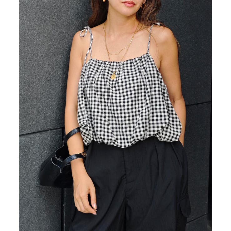 ショートバルーンキャミソールesutoreja カットソー スタイルアップ | BUYSENSE | 詳細画像18 