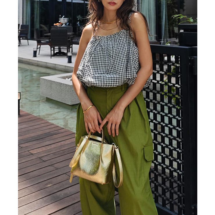 ショートバルーンキャミソールesutoreja カットソー スタイルアップ | BUYSENSE | 詳細画像5 