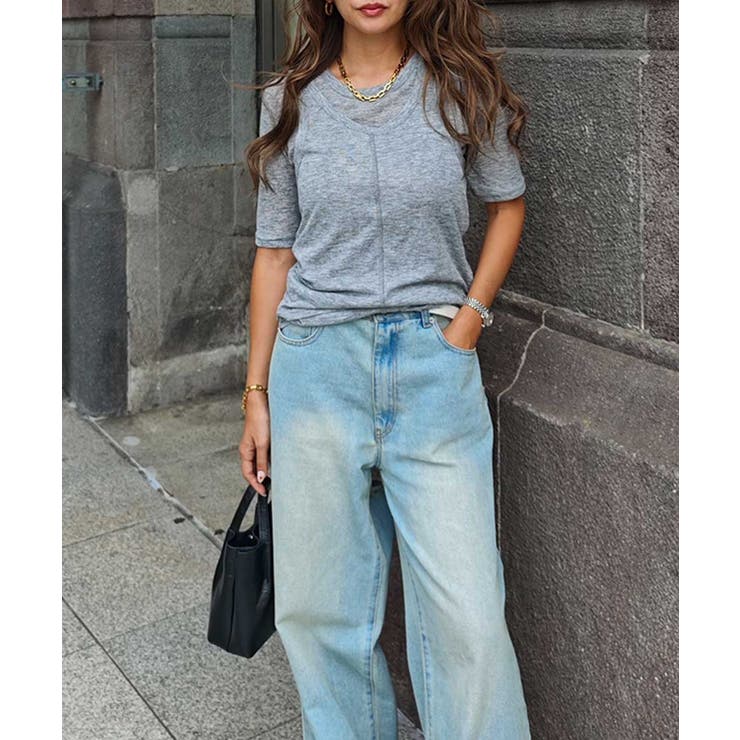 レイヤードシアートップスesutoreja カットソー スタイルアップ | BUYSENSE | 詳細画像11 