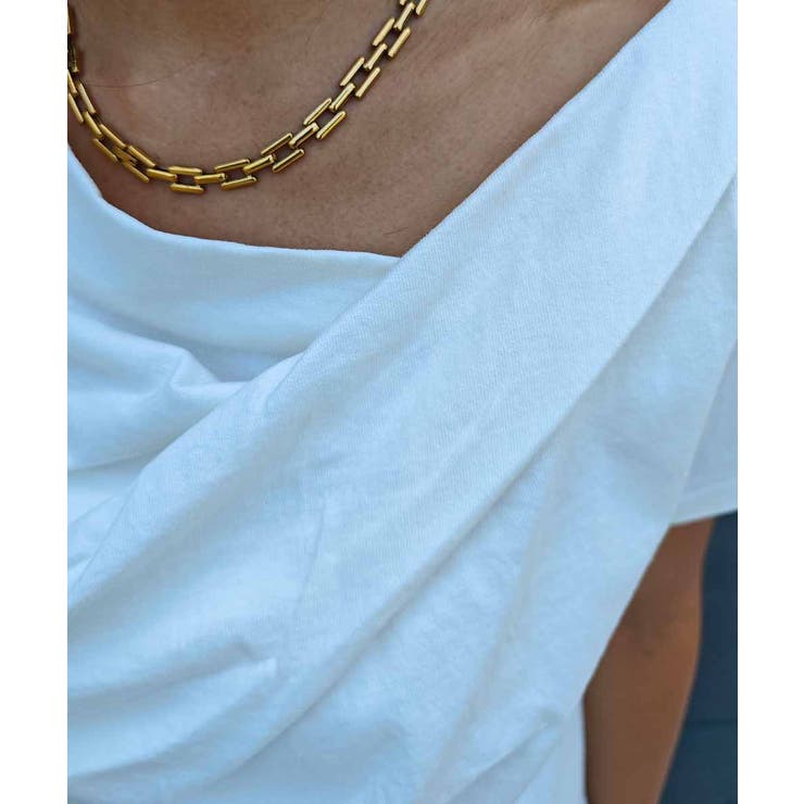 ドレープショートスリーブトップスesutoreja カットソー スタイルアップ | BUYSENSE | 詳細画像13 