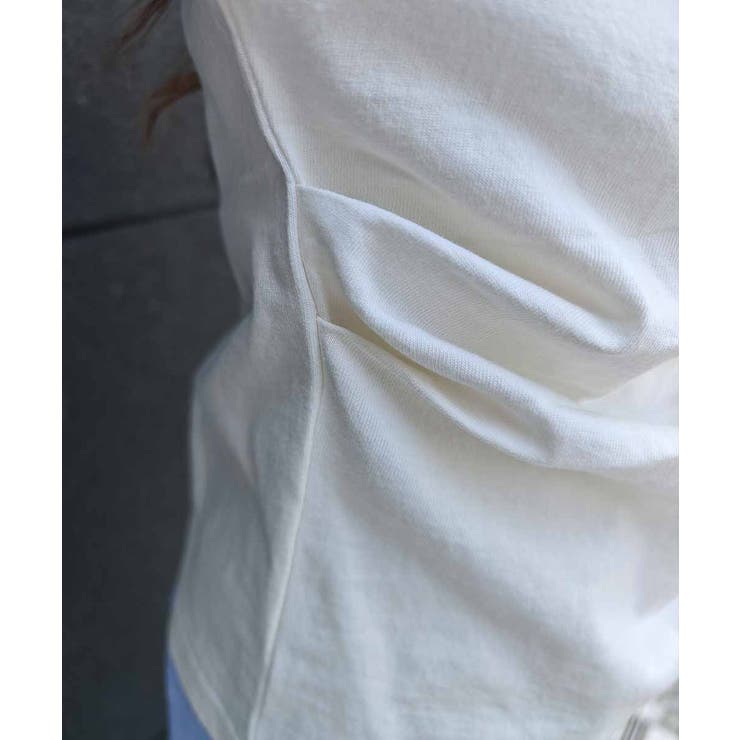 ドレープショートスリーブトップスesutoreja カットソー スタイルアップ | BUYSENSE | 詳細画像15 