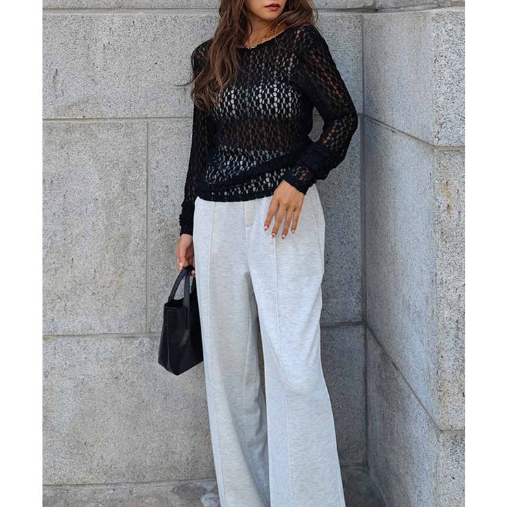 フラワーレースバックオープントップスesutoreja カットソー スタイルアッ… | BUYSENSE | 詳細画像4 