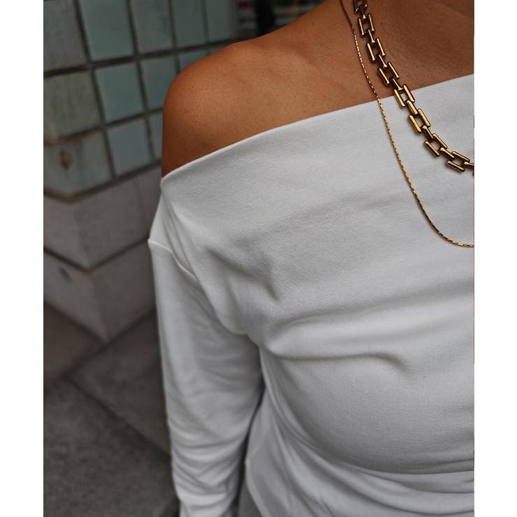 ワンショルダーロングスリーブトップスesutoreja カットソー スタイルアップ | BUYSENSE | 詳細画像15