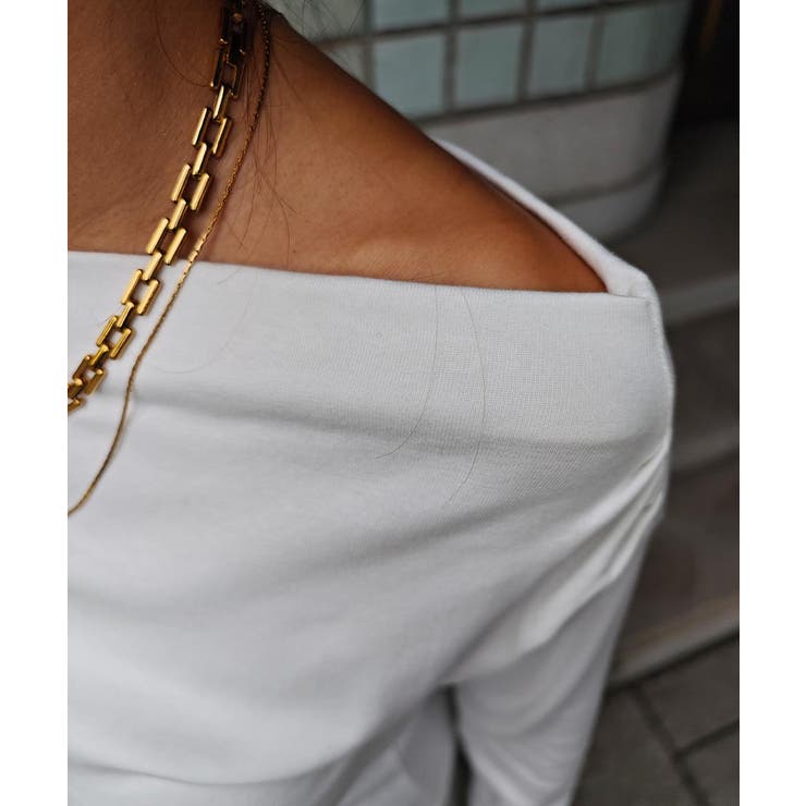 ワンショルダーロングスリーブトップスesutoreja カットソー スタイルアップ | BUYSENSE | 詳細画像16