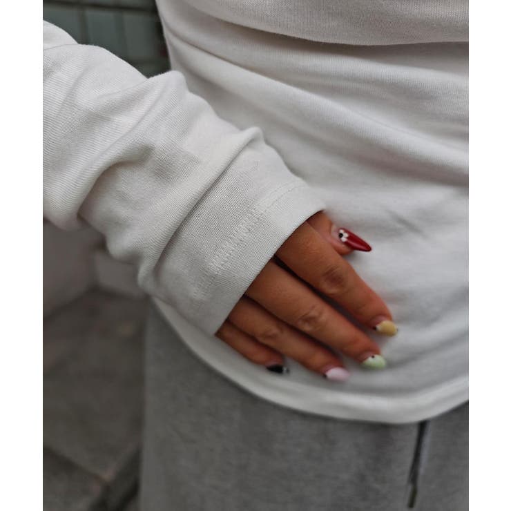 ワンショルダーロングスリーブトップスesutoreja カットソー スタイルアップ | BUYSENSE | 詳細画像17