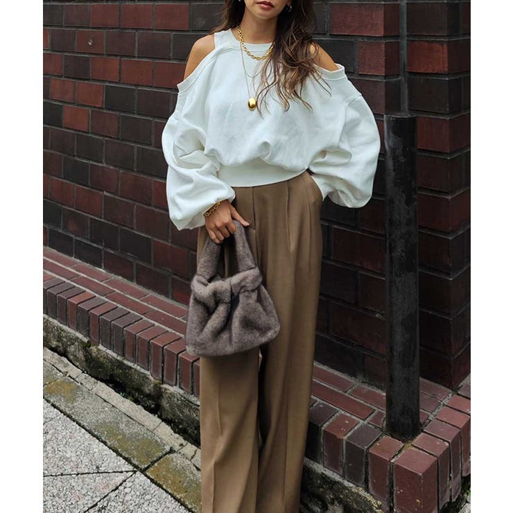 オープンショルダースウェットトップスesutoreja カットソー スタイルアッ… | BUYSENSE | 詳細画像5 