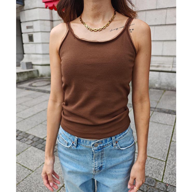 チュールキャミタンクトップesutoreja カットソー スタイルアップ | BUYSENSE | 詳細画像12 