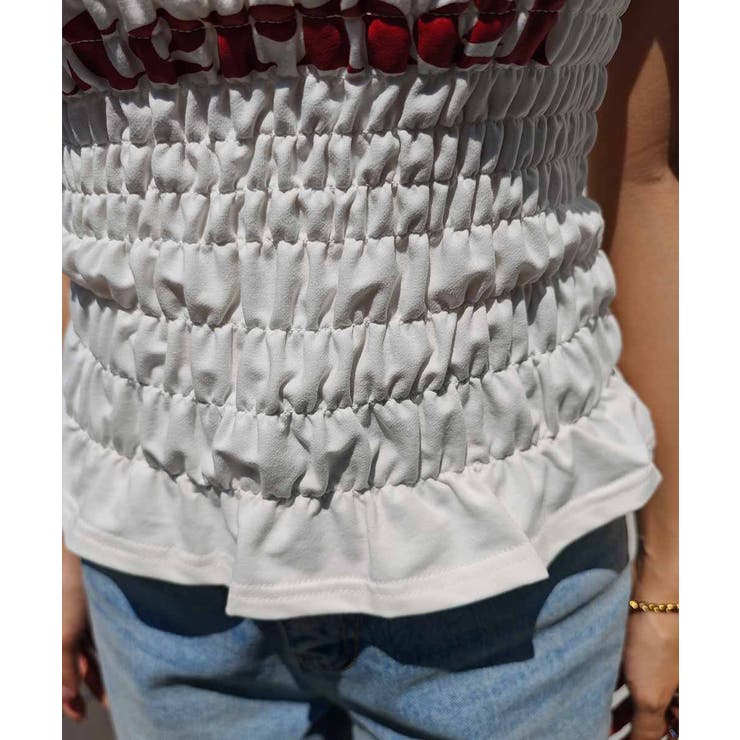 シャーリングロゴTシャツesutoreja カットソー スタイルアップ | BUYSENSE | 詳細画像17 
