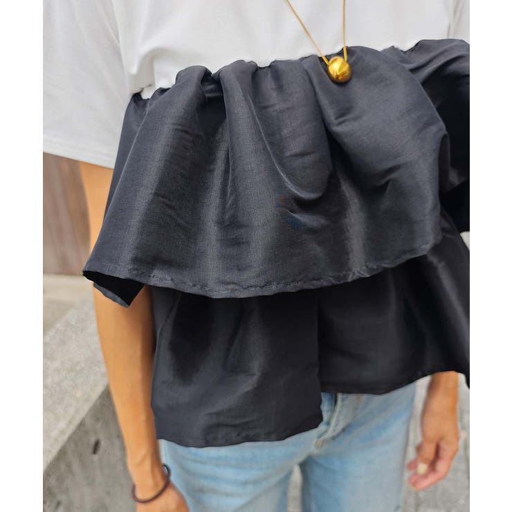 ティアードフリルTシャツesutoreja カットソー スタイルアップ | BUYSENSE | 詳細画像10 